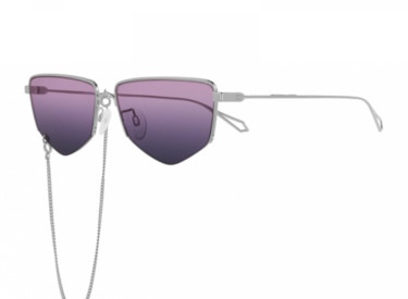 Alexander McQueen MQ0271SA 003 Silver/Grey Shiny