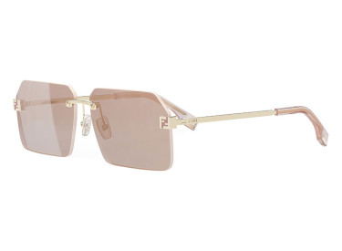 Fendi FE40043U 32U Shiny Gold/Bordeaux Mirror