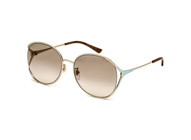 Gucci GG0650SK 005 Gold Brown/Pink