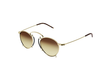 Gucci GG1034S 003 Gold/Dark Purple to Ocher Gradient
