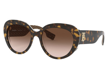 Burberry BE4298 382713 Top Dark Havana on TB Brown/Brown Gradient