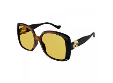 Gucci GG1029SA 004 Havana/Black/Yellow