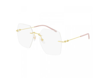 Gucci GG0683O 004 Gold/Pink
