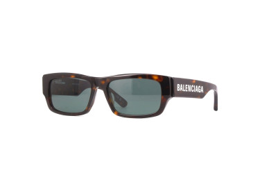 Balenciaga BB0261SA 002 Dark Havana/Green