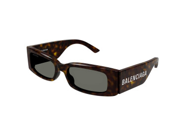 Balenciaga BB0260S 002 Dark Havana/Green