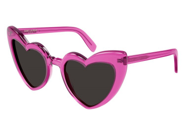 Saint Laurent SL181LOULOU 026 Transparent Pink/Black