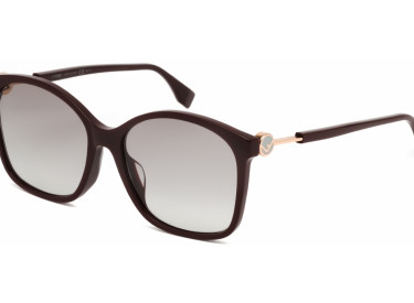 Fendi FF0361/F/S 0LHF 9O Opaline Burgundy /Grey Gradient