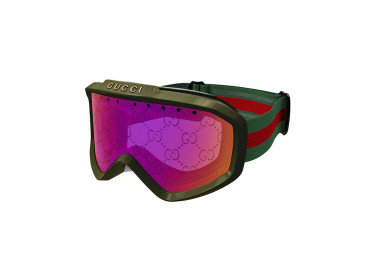 Gucci GG1210S 003 Dark Green/Burgundy GG Infrared Logo