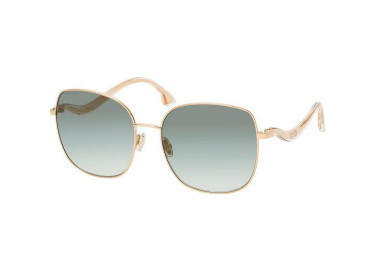 Jimmy Choo MAMIE/S 0DDB EZ Gold Copper/Green Silver Mirror