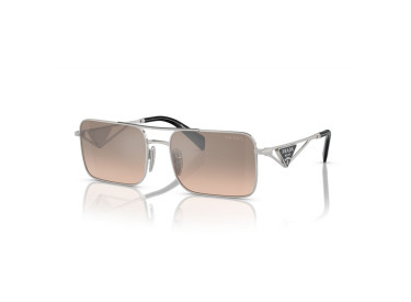 Prada PRA52S 1BC8J1 Silver/Brown Mirror Silver Gradient