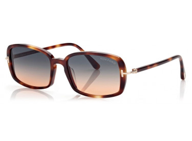 Tom Ford FT0923 53P Blonde Havana/Gradient Grey to Orange