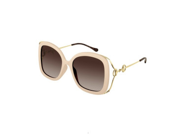 Gucci GG1021S 003 Ivory/Brown Gradient