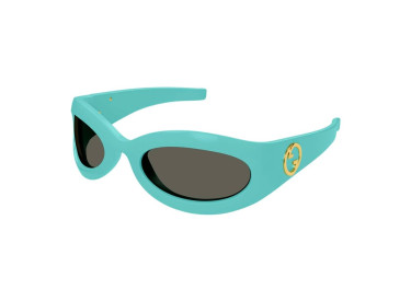 Gucci GG1247S 006 Turquoise/Grey