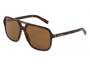 Dolce & Gabbana DG4354 502/83 Dark Havana/Brown Polarized