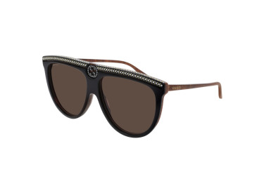 Gucci GG0732S 005 Black/Brown