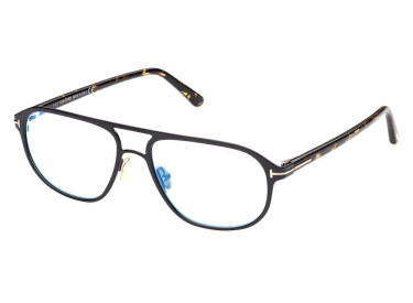 Tom Ford FT5751-B 001 Shiny Black/Shiny Dark Havana 55mm