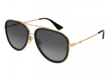 Gucci GG0062S 011 Gold/Grey Gradient Polarized