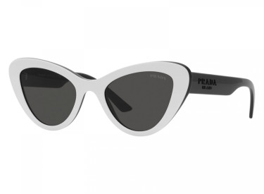 Prada PR13YS 10A5S0 White/Dark Grey