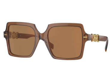 Versace VE4441 5028/O Transparent Brown/Brown Orange Metallic Mirror