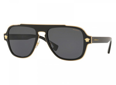 Versace VE2199 100281 Black/Dark Grey Polarized
