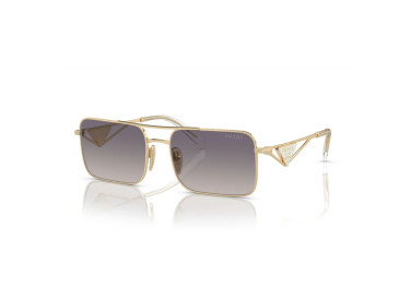 Prada PRA52S ZVN30C Pale Gold/Gradient Blue Mirror Silver