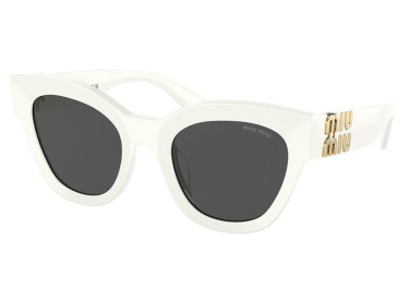 Miu Miu MU01YS 1425S0 White/Dark Grey