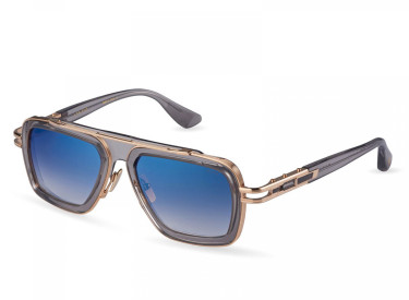 Dita LXN-EVO DTS-403-A-02 Crystal Grey White Gold/Blue Mirror