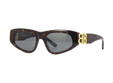 Balenciaga BB0095S 002 Havana/Green