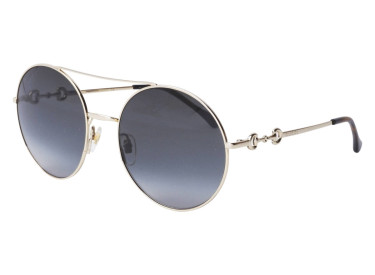 Gucci GG0878S 001 Gold/Grey