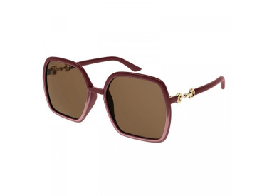 Gucci GG0890SA 004 Burgundy/Brown