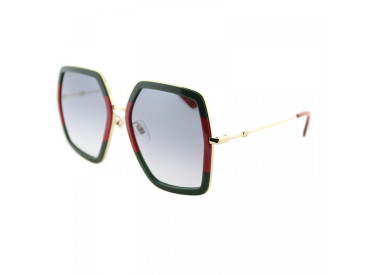 Gucci GG0106S 007 Gold Green