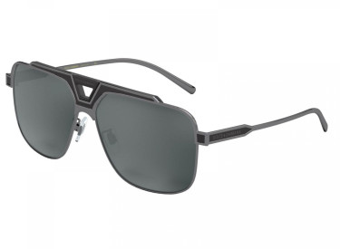 Dolce & Gabbana DG2256 12776G Gunmetal/Black/Grey 62mm