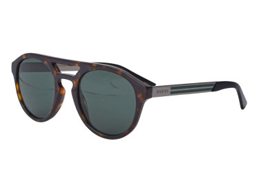 Gucci GG0689S 002 Dark Havana/Green