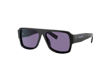 Prada PR22YS 1AB05Q Black/Violet Mirror Internal Silver