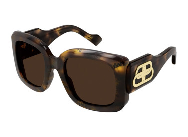 Balenciaga BB0069S 007 Havana/Brown