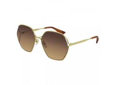 Gucci GG0818SA 002 Gold/Brown