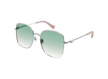 Gucci GG1143S 004 Silver/Gradient Green
