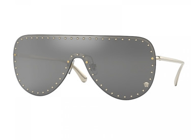 Versace VE2230B 12526G Pale Gold/Light Grey Mirror Silver