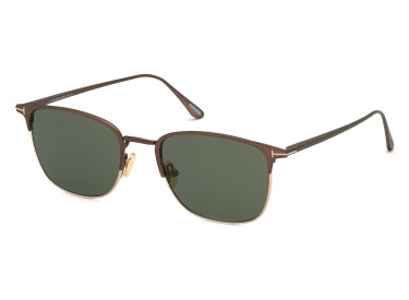 Tom Ford FT0851 49N Matte Dark Brown/Green 52mm