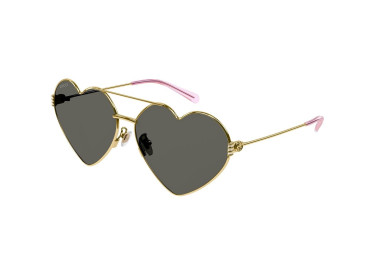 Gucci GG1283S 001 Shiny Gold/Grey