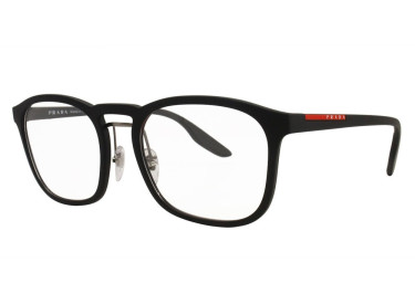 Prada Sport PS06HV DG01O1 Black Rubber 54mm