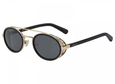 Jimmy Choo TONIE/S 02M2 Black/Gold/Grey
