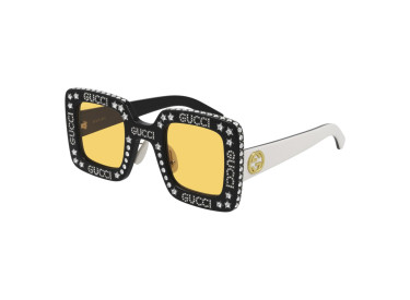 Gucci GG0780S 008 Black/Yellow