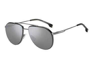 Hugo Boss BOSS 1326/S KJ1/T4 Dark Ruthenium/Grey/Silver Mirror