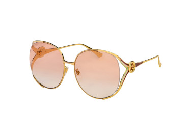 Gucci GG0225S 005 Gold/Orange Gradient