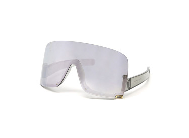 Gucci GG1631S 013 Transparent Light Grey/Smoke Base Multilayer Silver