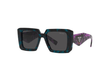 Prada PR23YS 06Z5S0 Teal Tortoise/Dark Grey