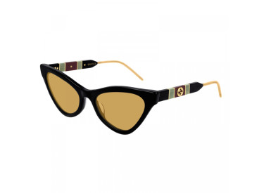 Gucci GG0597S 004 Black/Yellow