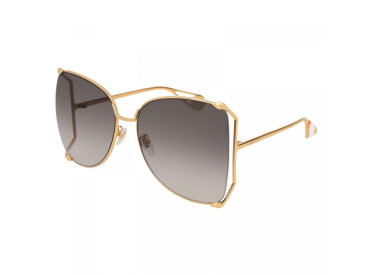 Gucci GG0252S 002 Gold/Grey