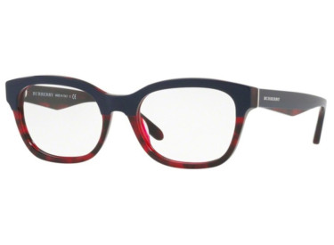 Burberry BE2257 3652 Top Blue On Red Havana 51mm